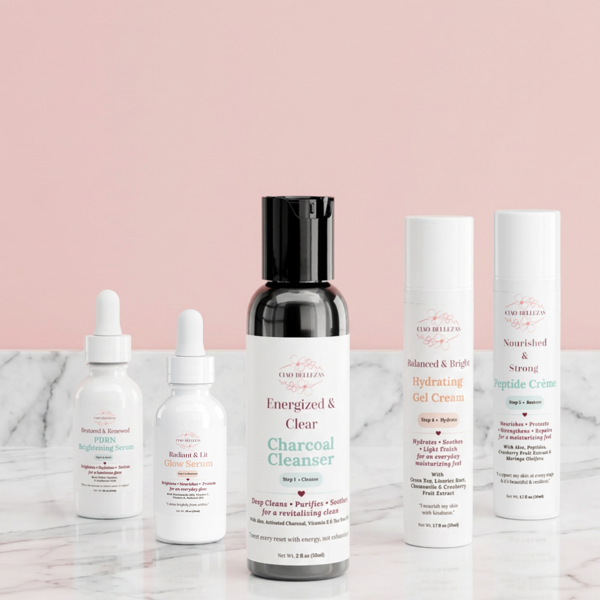build your own 3 piece travel skincare ritual or kit for on the go whether it is the gym or traveling, start with a charcoal cleanser and your choice of a serum and a moisturizer. mix and match for more advance treatment options
