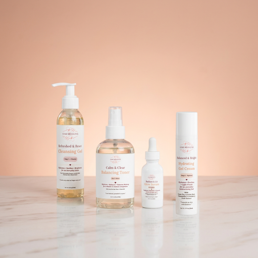 4 step facial care ritual with vitamin C serum