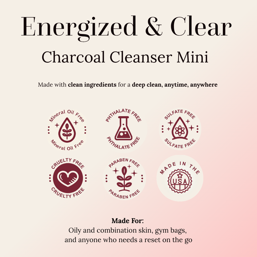 charcoal cleanser clean badges