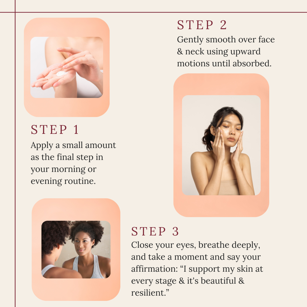 how to use our peptide creme